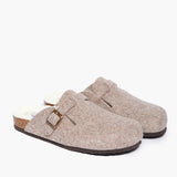 Plakton Clog – Blogg Beige Wool Felt