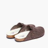 Plakton Clog – Blogg Brown Wool Felt