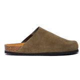 Plakton Clog – Brooke Dark Green Suede