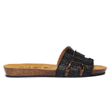 Sandale plate Fiji noire