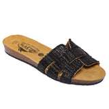 Sandale plate Fiji noire