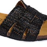 Sandale plate Fiji noire