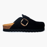 Bell Black Suede