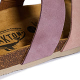 Plakton Flat Sandal – Bloom Salmon Pink Violet