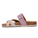 Plakton Flat Sandal – Bloom Salmon Pink Violet