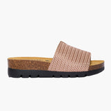 Plakton Flat Sandal – Celeste Metallic Salmon