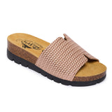 Plakton Flat Sandal – Celeste Metallic Salmon