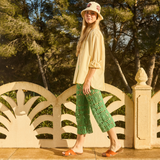 Plakton Flat Sandal – Faro Orange Suede