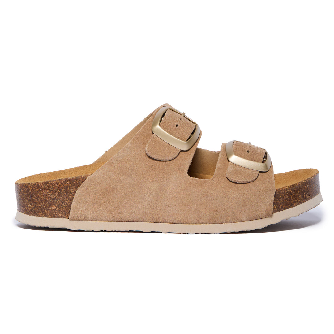 CP Beta Two-Strap Sandal in Sand Suede – Plakton USA display picture 2
