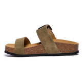 Plakton Two-Straps Sandal – CP Claire Soft Green Suede